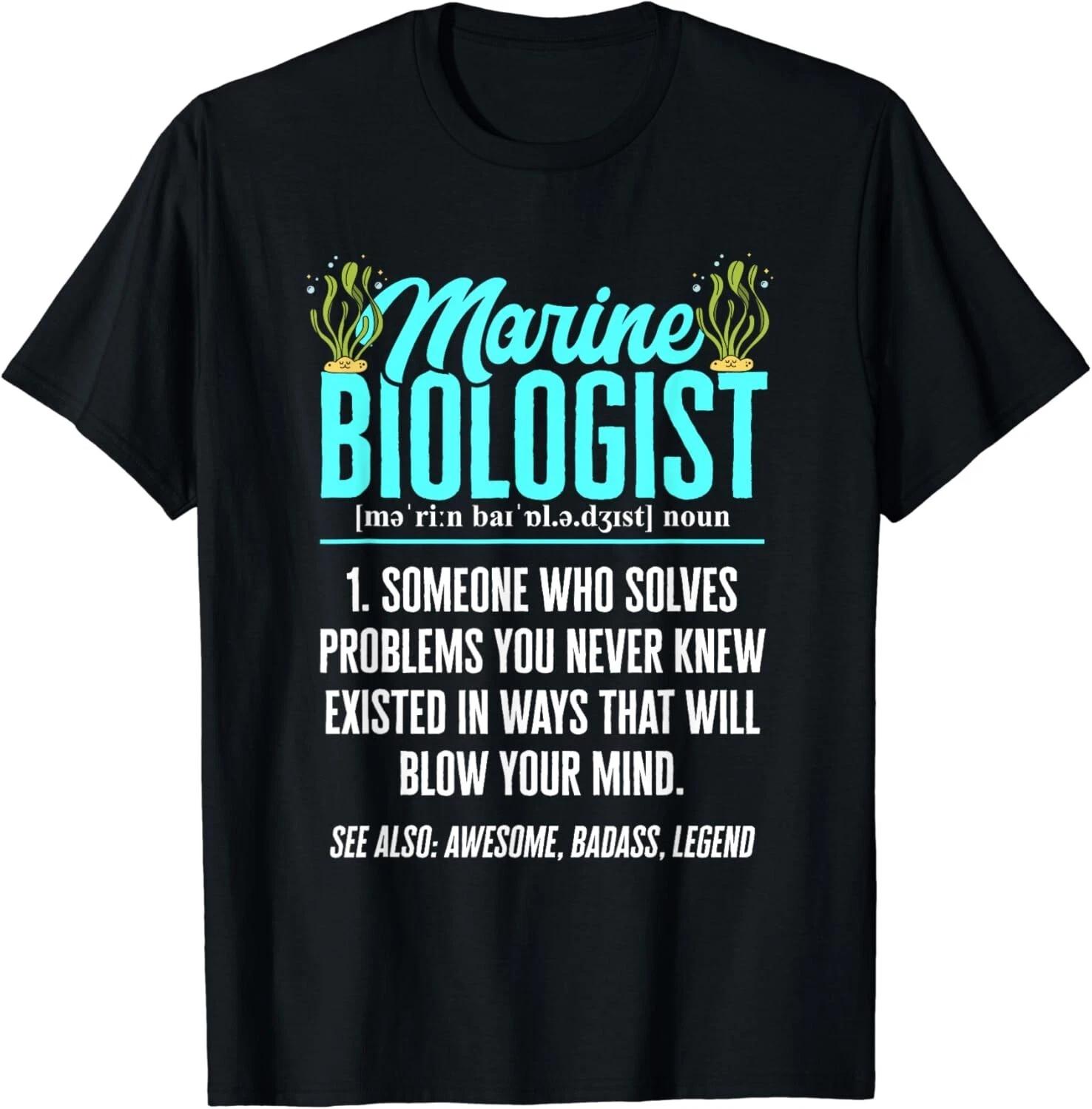 Marine Biologist DefinitionOcean Marine Biology Gift Unisex T-Shirt XL