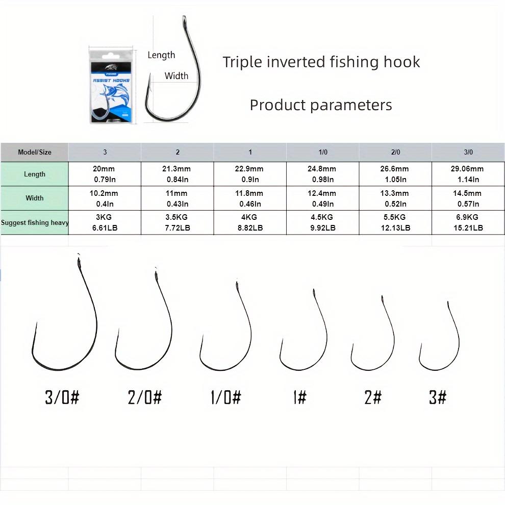 50pcs 8003 Wacky Hooks, Soft Bait Hooks, Barbed Fishing Hook For Drop Shot Rig