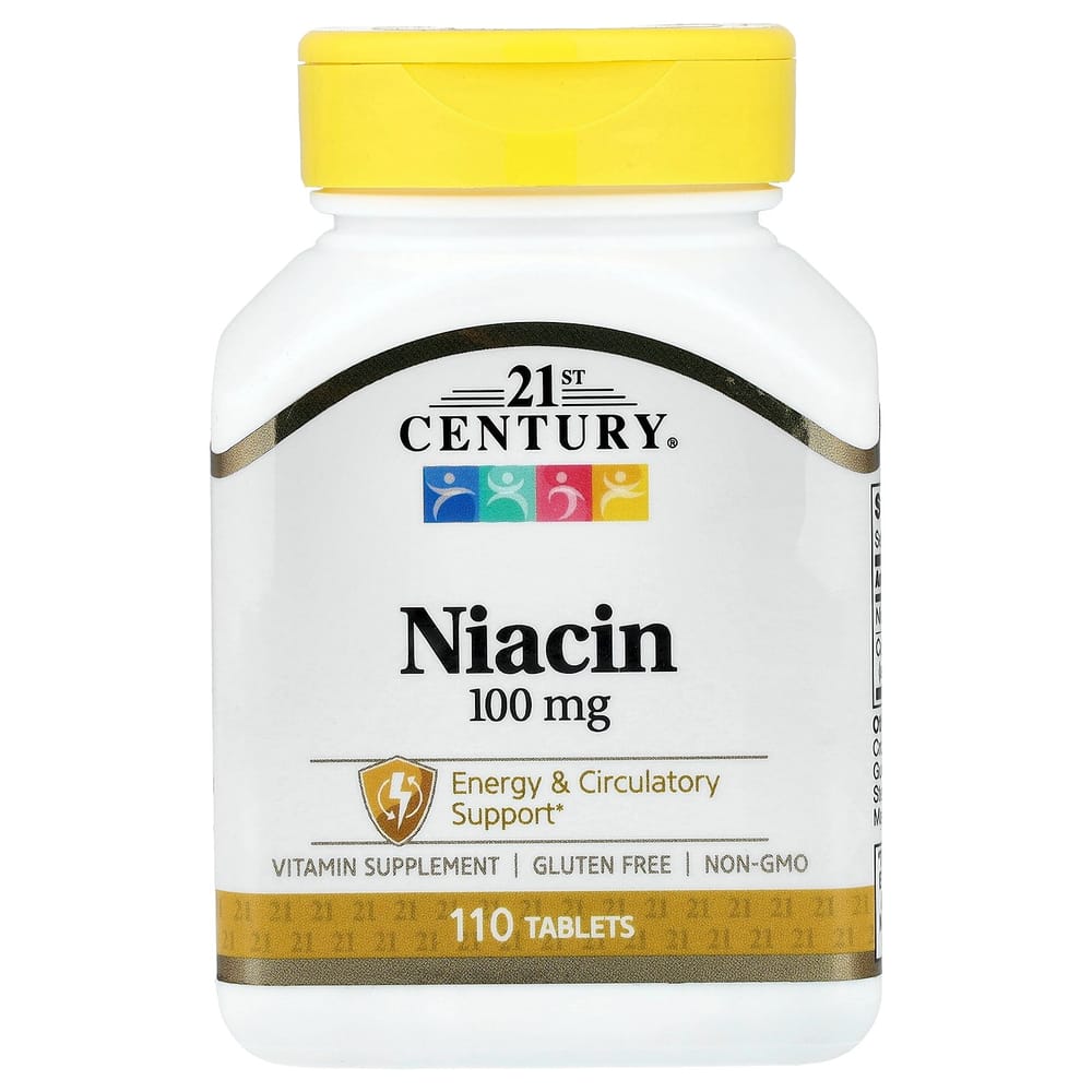 21st Century Niacin 100mg, 110 Tablets