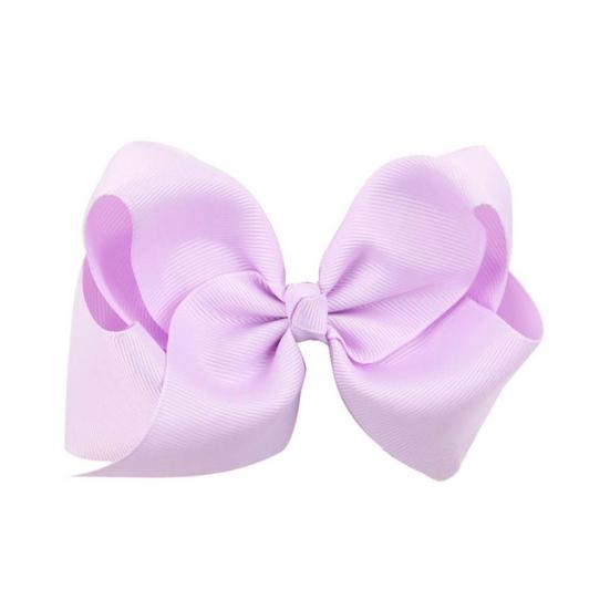 Lovely Baby Toddler Girl Little Princess Big Bow Grosgrain Ribbon Hair Clip Gift