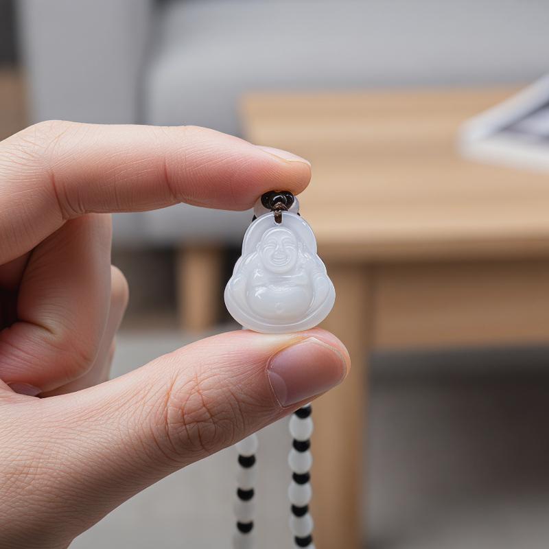 Maitreya Pendant Statue Necklace Fashionable Women's Wealth Jewelry Gifts 2026