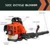 1 Set Leaf Blower Backpack Style 52 Cubic Centimeter Adjustable Tube Gas Powered Dust Blower Garden Supplies