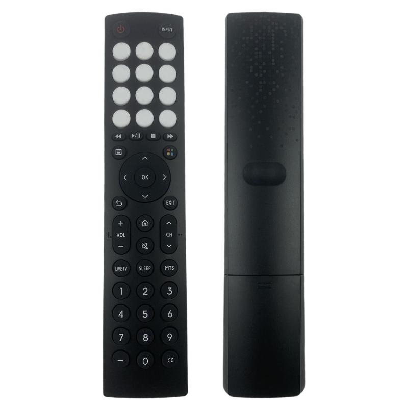 Television Accessory Remote Control for ERF2D36H Portable Ergonomic Grip Remote ABS Construction Black Easy to Use