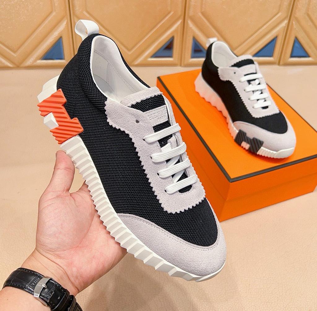 H Herrenschuhe Leder Dicksohlig Stoßdämpfend Laufschuhe Freizeit Kleine Weiße Schuhe Sportschuhe