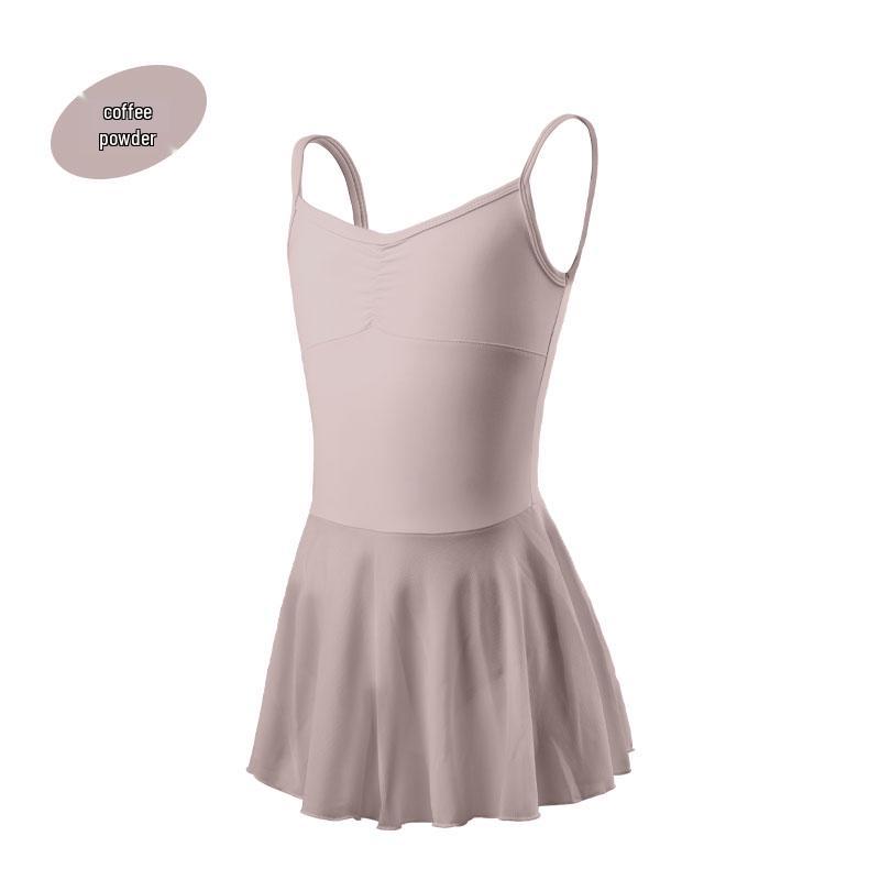Girls' Camisole Ballet & Gymnastics Dance Costume with Gauze Skirt