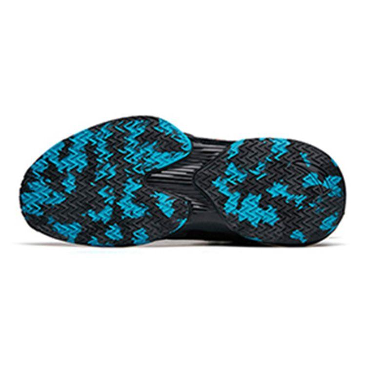 Anta Shock Absorbing Non-Slip Wear-Resistant Breathable Sports Casual Shoes Kids Sneakers Black Blue 312211115A-1