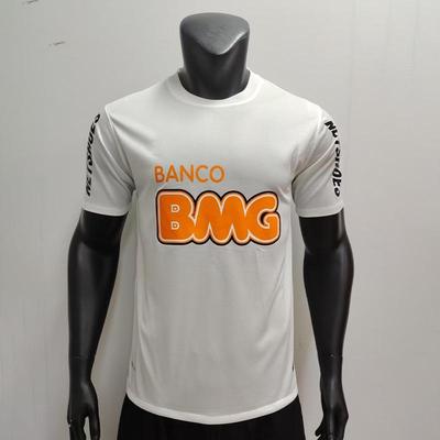 Retro White Santos Home Jersey for Ages 12-13