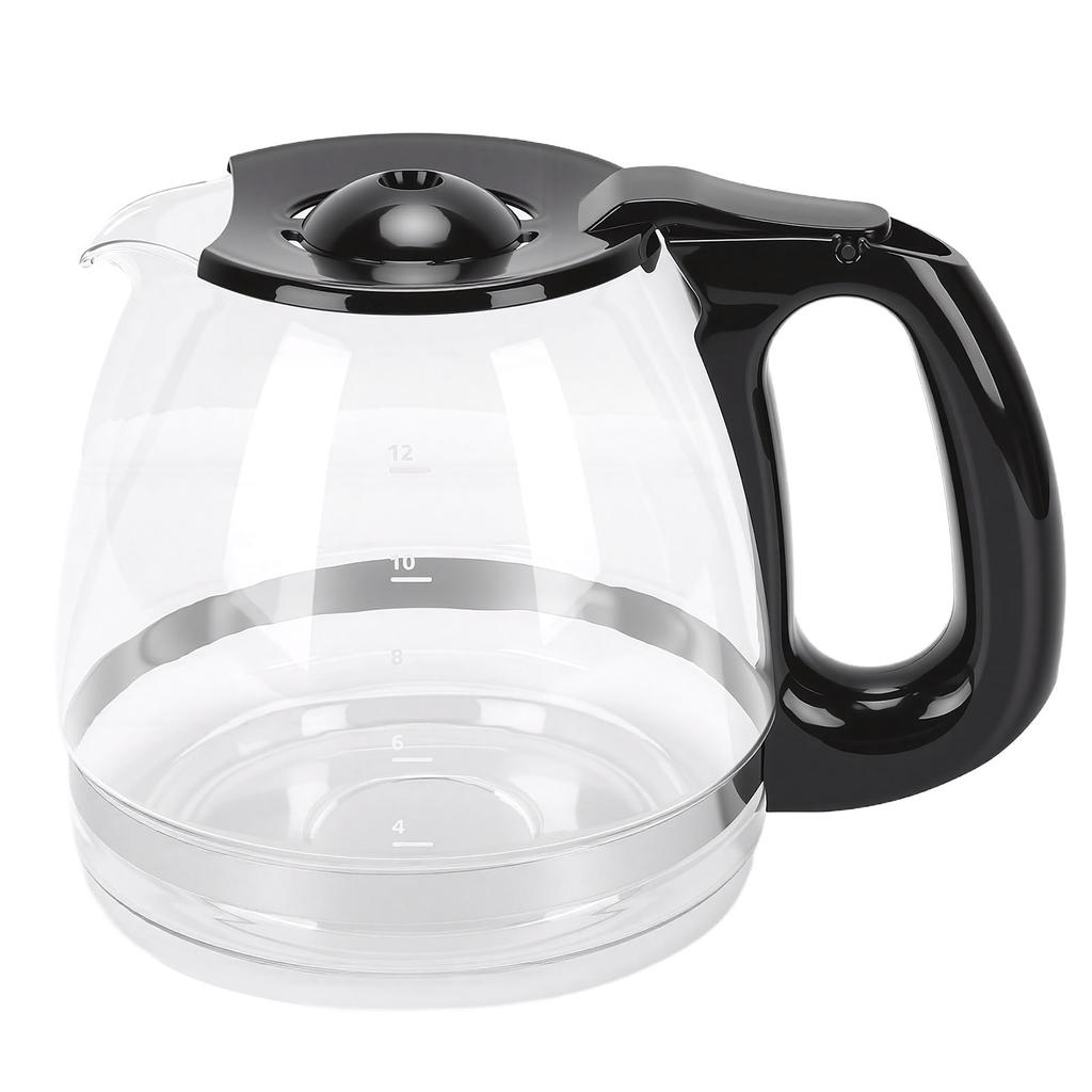 Cafetieră din sticlă Ușor de curățat Rezistentă la căldură și frig Carafă de înlocuire pentru cafetieră cu mâner