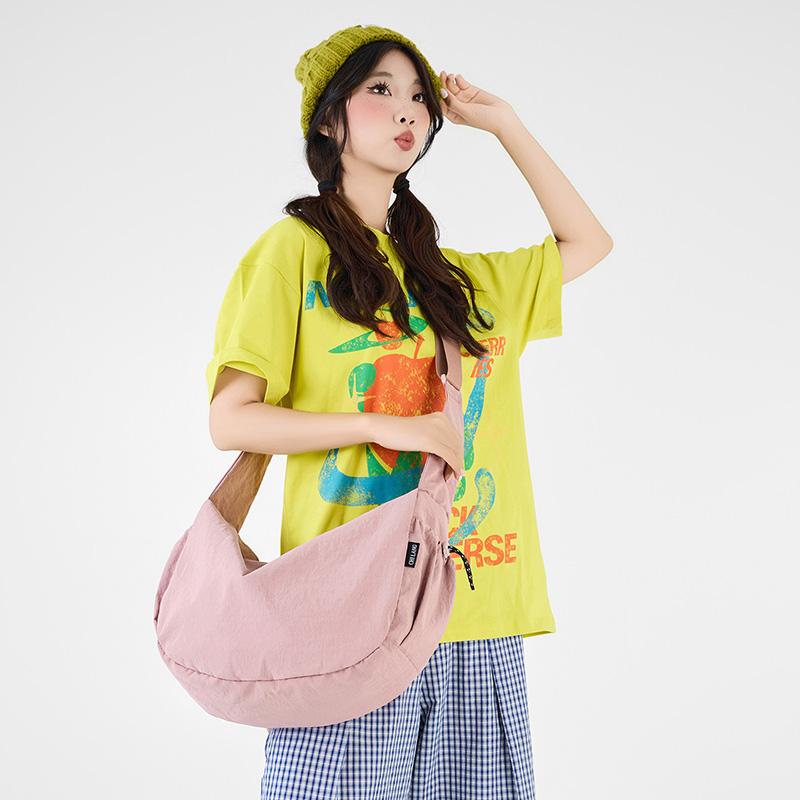 Women's Lightweight Nylon Crossbody Bag Shoulder Tote Bag