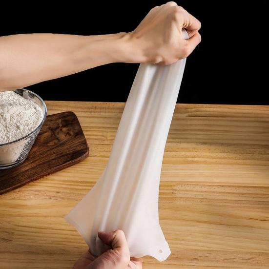 Kneading Dough Bag Silicone Dough Mixing Bag Reusable Hands-free No Stick Kitchen Tool for Mixing Resting Storage