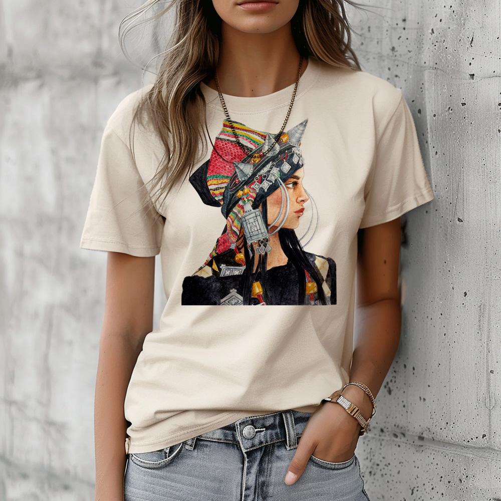 

Футболка Amazigh, женские футболки с рисунком аниме, одежда для девочек 4XL