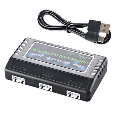 3-Slot Fast Charger For V950 Xk450 And Other Models 11.1V Battery Charging with 3 Independent Charging Slots