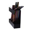 Multifunctional Storage Rack For Straws Cutlery 3 Section Cabinet Organizers With Drainage Design Kitchen Accessory