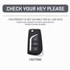 New TPU Car Flip Key Case Cover Shell Fob for Toyota Auris Corolla Avensis Verso Yaris Aygo Camry RAV4 Forturner Hilux Scion TC IM