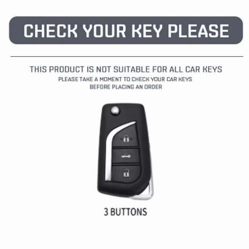 New TPU Car Flip Key Case Cover Shell Fob for Toyota Auris Corolla Avensis Verso Yaris Aygo Camry RAV4 Forturner Hilux Scion TC IM
