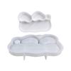 Handmade Resin Art Silicone Mold Heart Shape Flexible Ornament Moulds Silicone Texture Perfect for Storage Dishes