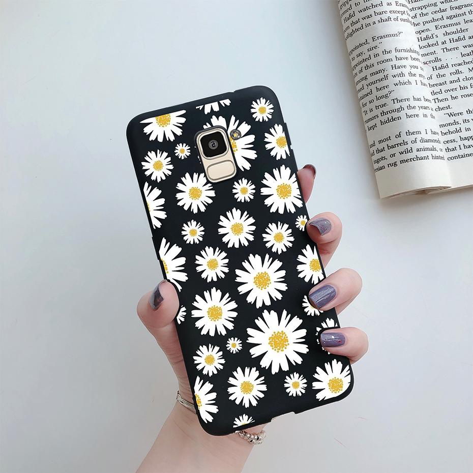 For Samsung J6 2018 Case J600F Soft Silicone Cute Love Heart Flower Cover For Samsung Galaxy J6Plus 2018 J6+ J6 Plus J610F Case