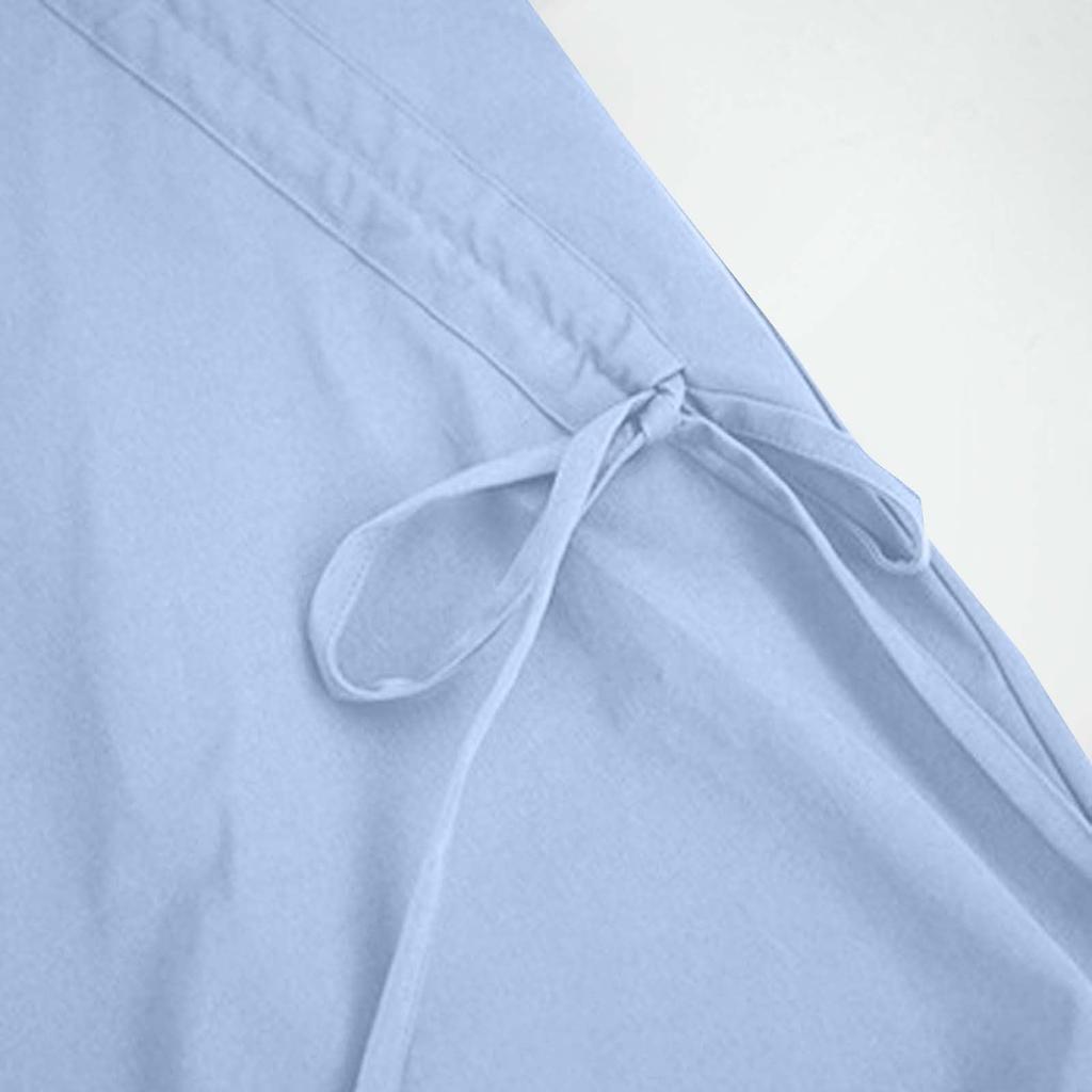 Women Elastic High Waist Pant Casual Fit Wide Leg Long Pants Trousers With Pockets