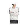 Adidas Color Block Retro Sports Jacket With Stand Collar Unisex Jacket Bright-White JI7535