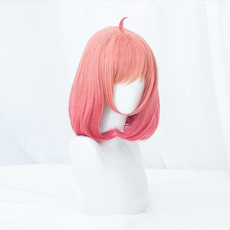 HAIRJOY Synthetic Hair SPY x FAMILY Anya Forger Cosplay Wigs Women Short Bob Straight Pink Teen Adults' Anime Wig