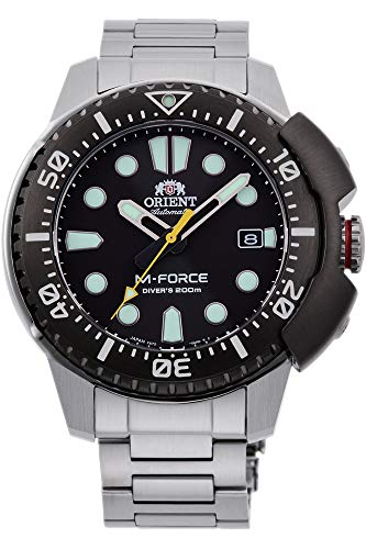 

Orient M-Force Automatic Black Dial Men s Watch RA-AC0L01B00B, Blue, Casual.