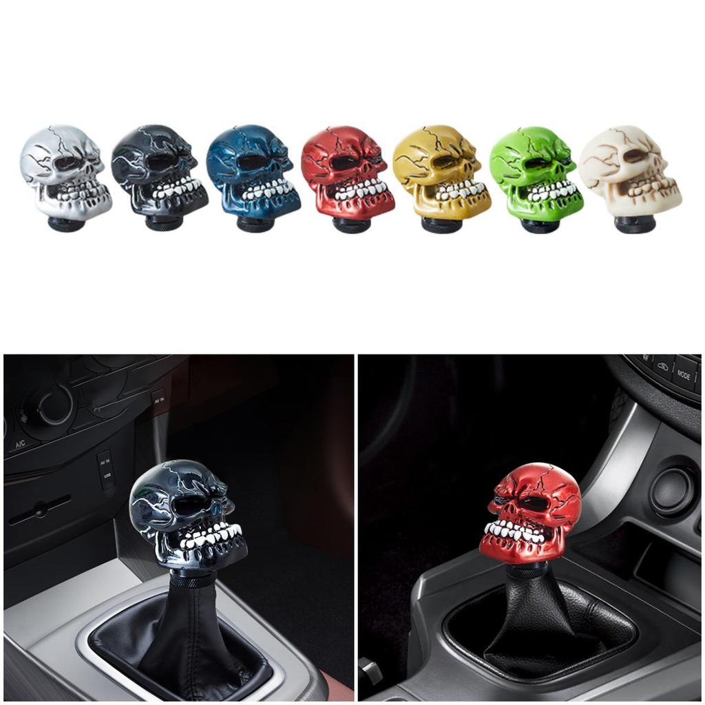 Universal Big Tooth Skull Resin Gear Shift Knob