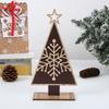 New Wooden Crafts Christmas Ornament Christmas Tree Decoration Wooden Ornament Creative Party Tabletop Home