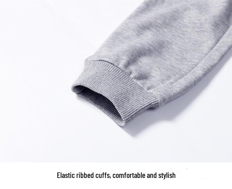 Baumwoll-Kapuzensweatshirt-Zweiteiler für Kinder, Jungen und Mädchen - Sportbekleidung für Frühling/Herbst