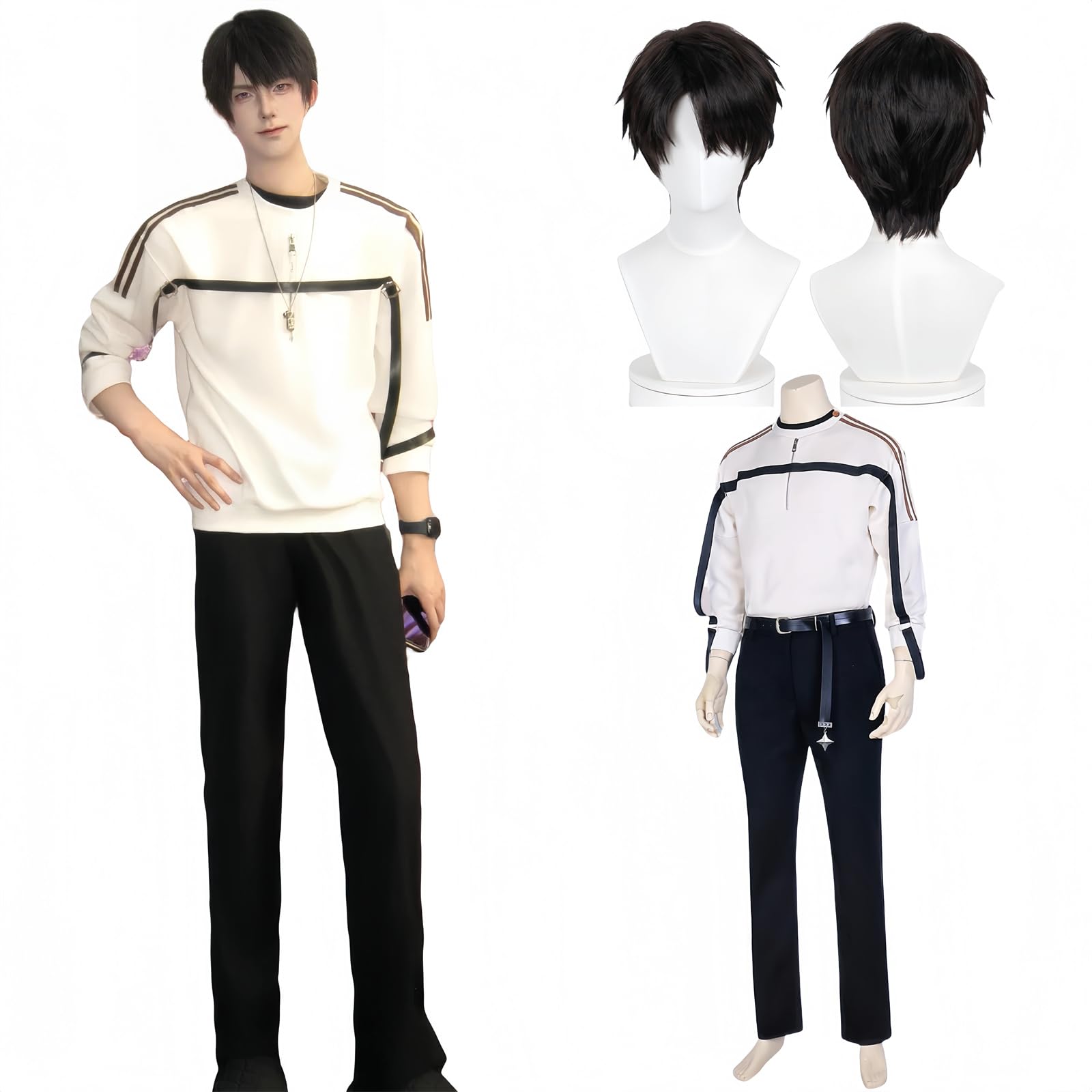 

Костюм для косплея Махиру из Koi to Koimi Косплей Боевая форма Повседневный Популярный Игровой Костюм [NOKIJP] Мику, Главный герой, Костюм, Набор, Одежда,