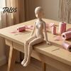 Flexibele Actiefiguur 1/6 Schaal Poppenlichaam met 3 Nekadapters, 9,8-Inch Blanco PVC Gewricht, Gearticuleerd Miniatuur Vrouwelijk voor Custom Realistisch