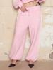 Hilda Smog Motif Wide String Sweatpants [Pink]