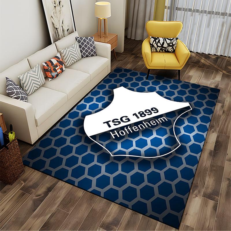 TSG 1899 Hoffenheim Logo Carpet suitable as a non-slip mat for the living room or bedroom sofa