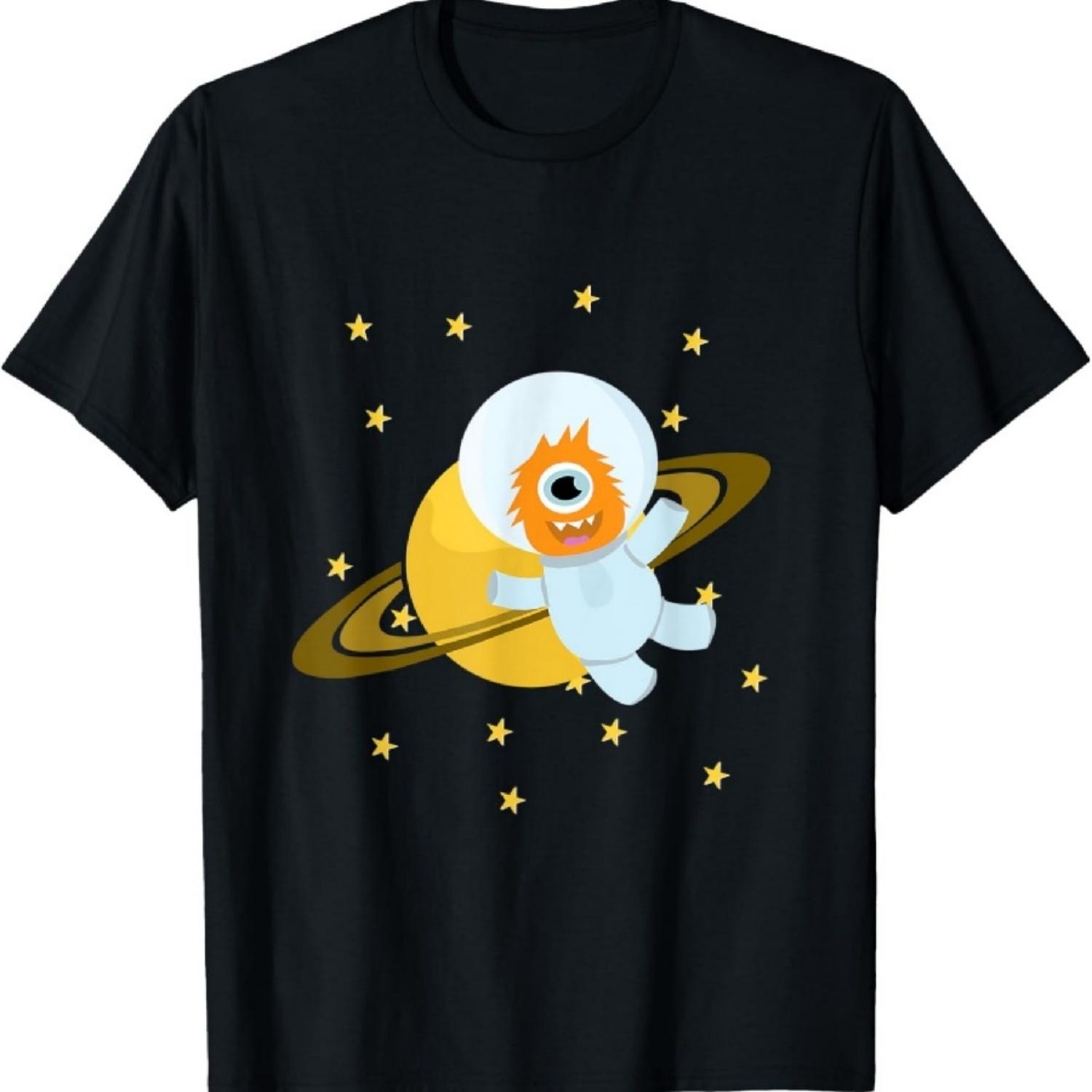 

Astronaut Rocket Interstellar Launch Ship Space Alien UFO T-Shirt XXXXXL чорний