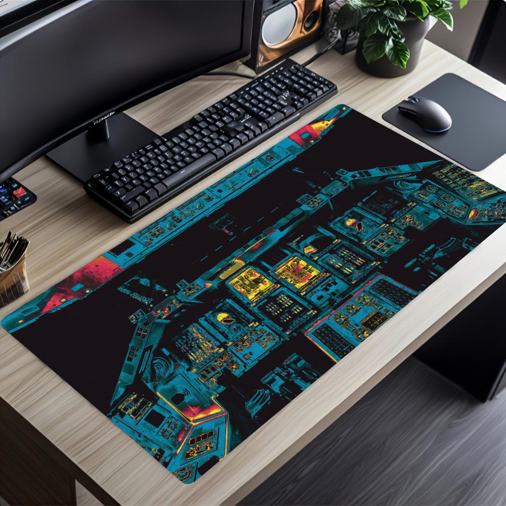 Spacecraft Dashboard Mousepad Speed Office Desk Accessories Gaming Mats Mouse Carpet Mouse Mat Desk Pad Computer Desk Decorating