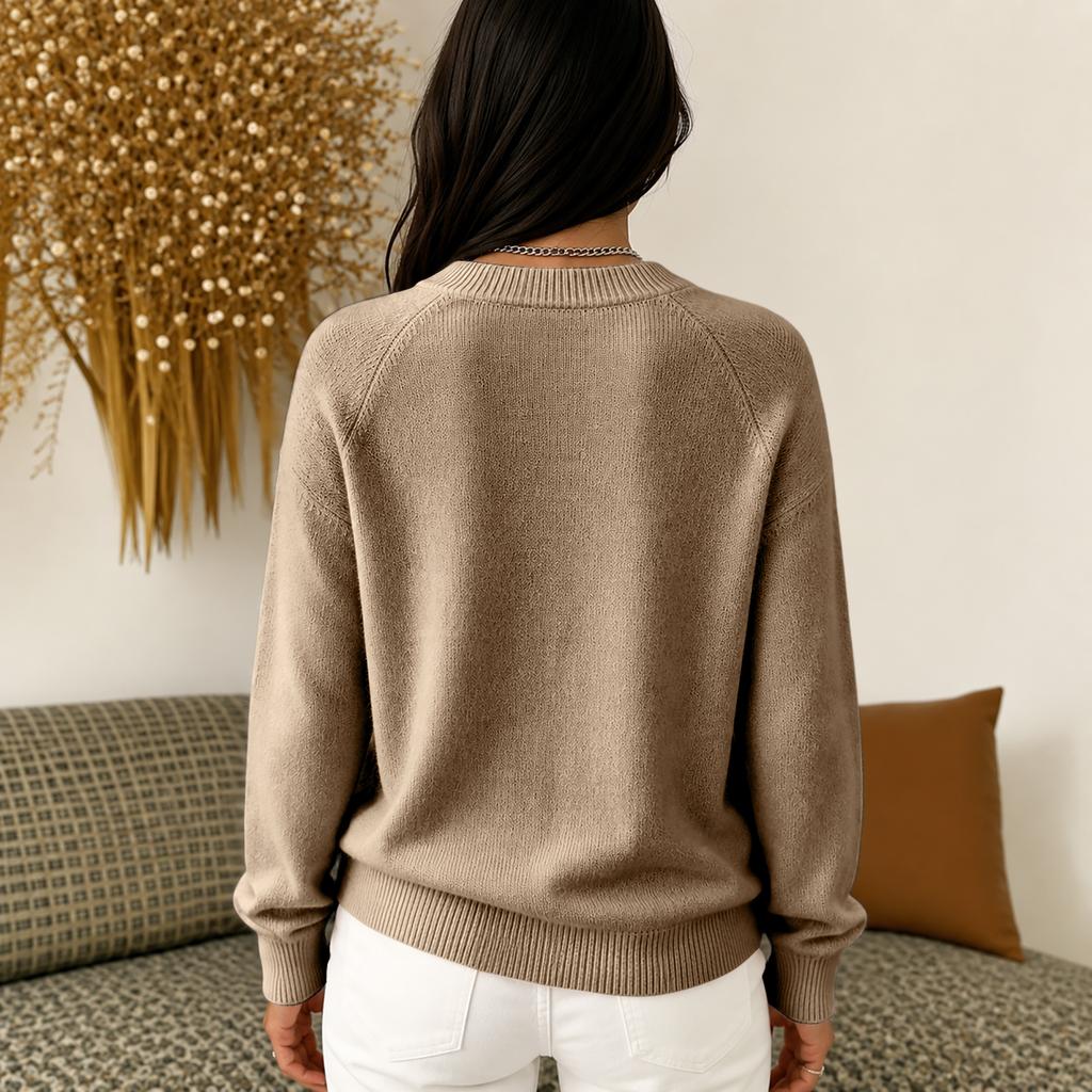 Women's Color Half Zip Mock Neck Pullover Sweater Top for Casual Daily Wear