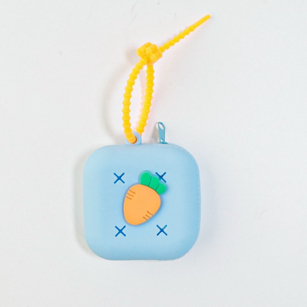 New Holes Coin Purse Silicone Zipper Card Holder Storage Bag