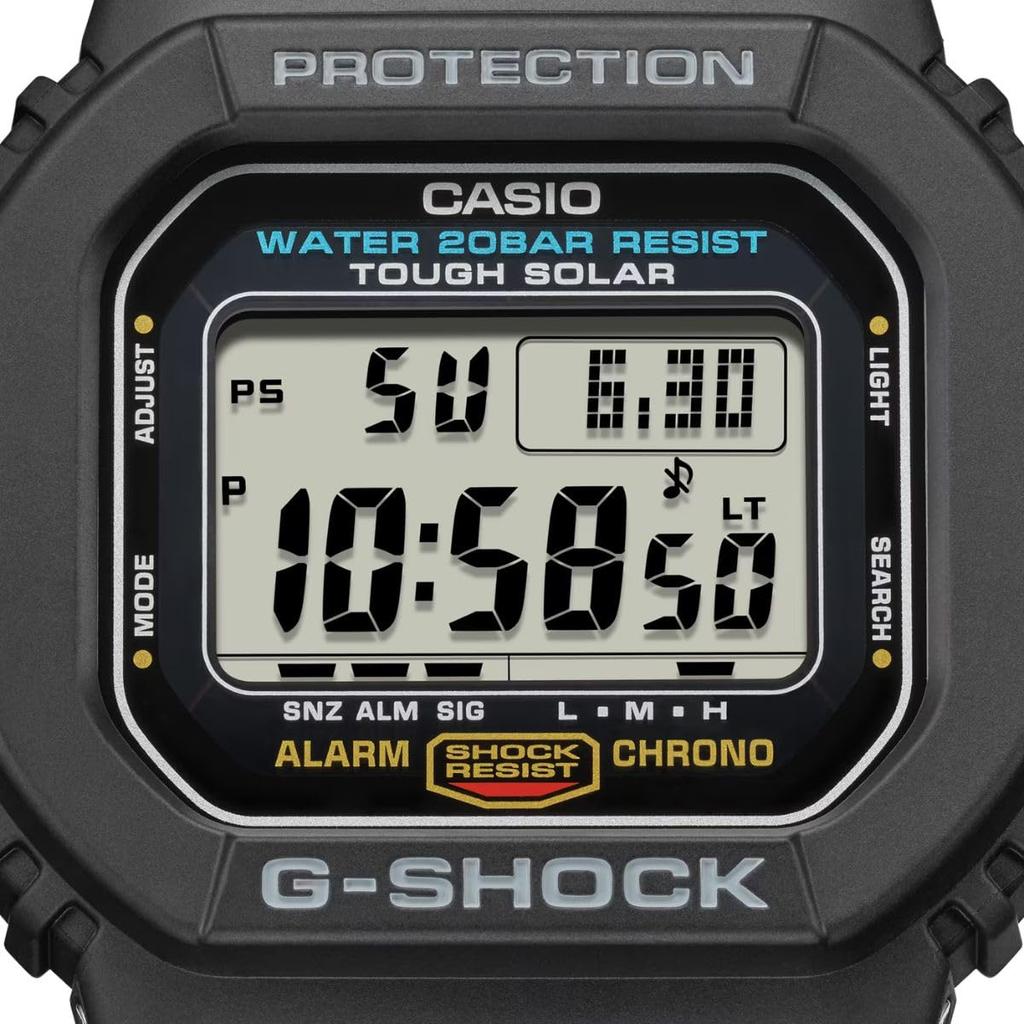 Origin 5600 Series World Time Solar Watch [Casio] G-SHOCK Men's G-5600UE-1DR [Used]