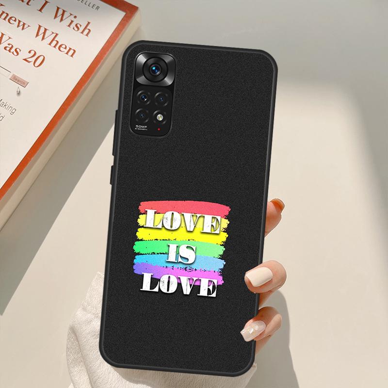 Custodia Amore Pride LGBT Per Xiaomi Redmi Note 11 Pro 8 9 11S 10S 9S Note 10 Pro Cover Per Redmi 10 10C 9A 9C
