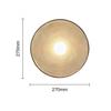 JOYINLED Round Lamp Retro Loft Living Room Bedroom Bedside Sconces Home Decoration Glass Resin Corridor Aisle Wall Lights