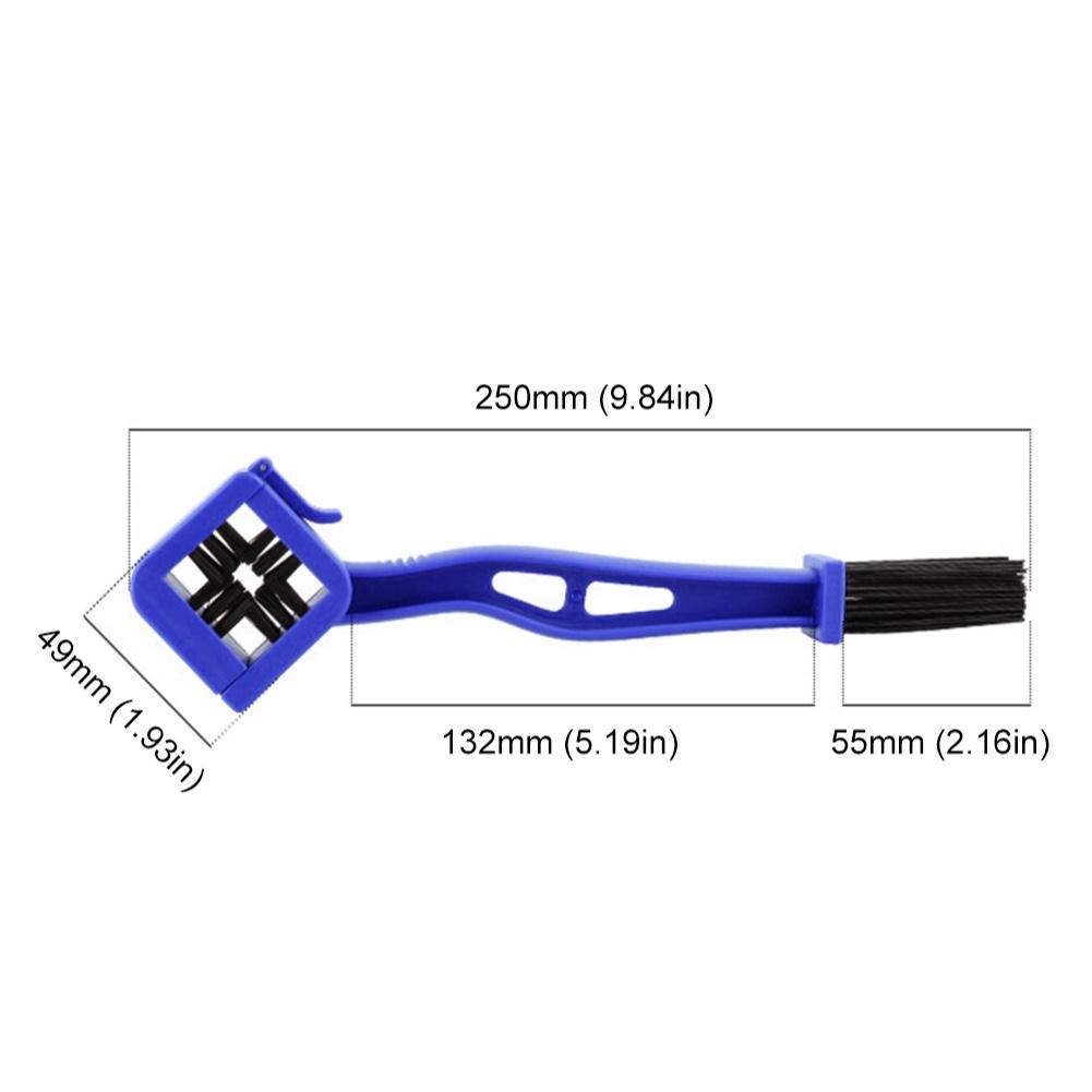 Universal Bicycle Chain Oil Elastic Plastic Storage Box Splash-proof Chain Cleaning Tools with Brush Chain Scrubber Tools