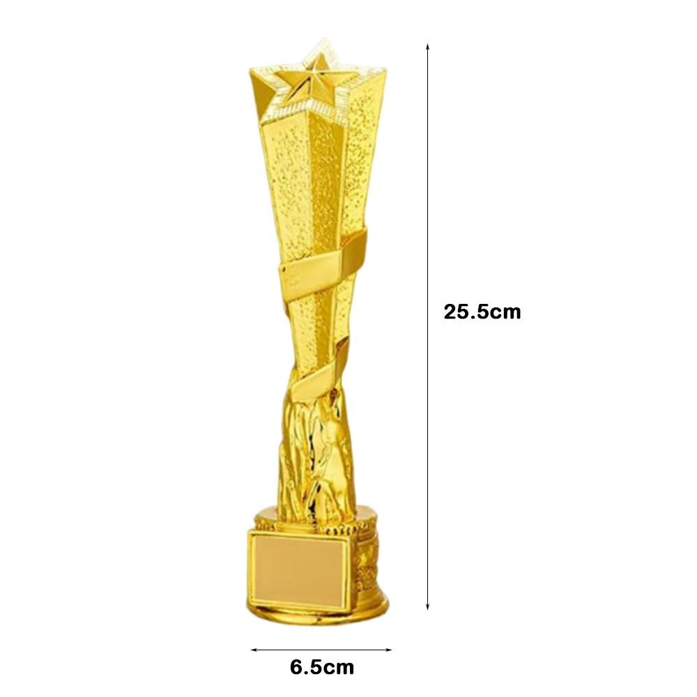 Crown Pentagram Competition Trophy Medal Golden Color Competition Award  Children Award Prize