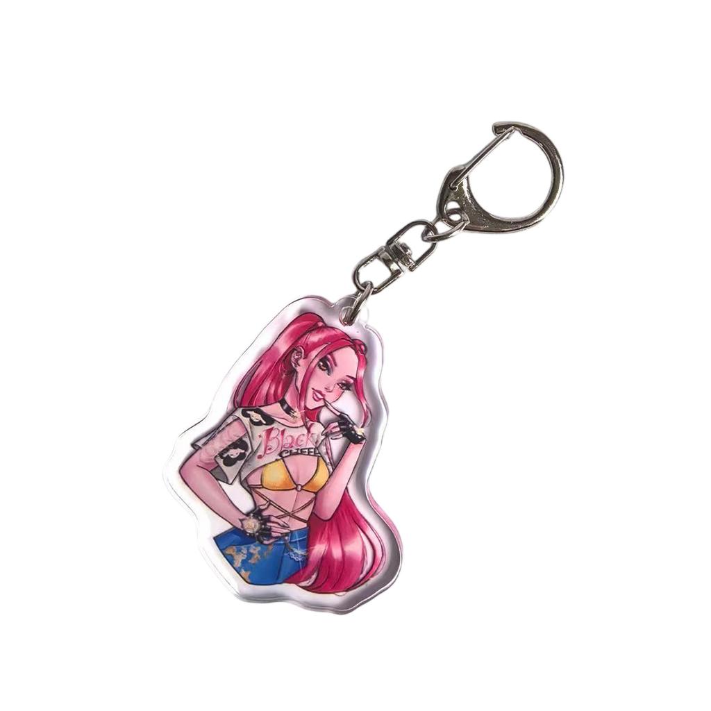 Acrylic Keychain Pendant – Cute Decorative Gift For Student Backpacks
