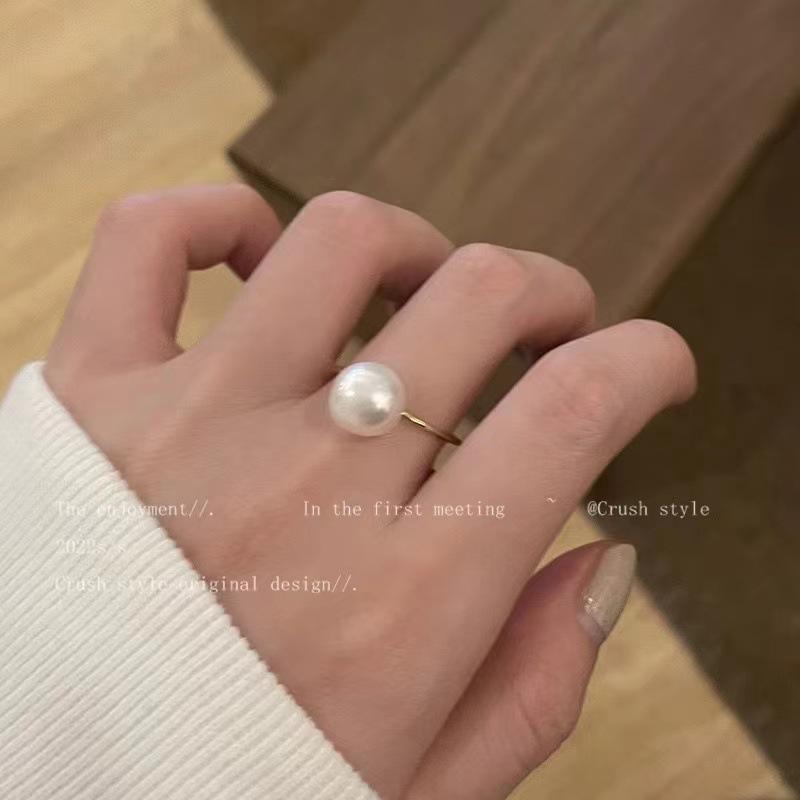 Bague ouverte polyvalente style coréen: Tempérament Élégant, Design de Personnalité Simple pour Femmes et Couples