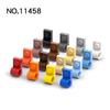 100pcs MOC 11458 Modified 1x2 With Pin Hole Building Block Kit Plate Bricks Particle Idea Educational Toy Children Birthday Gift