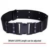 Men's Black Tactical Nylon Belt - Adjustable Military Outdoor Wear