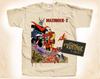 Mazinger Z V1 TShirt Vintage Natural Color Men's TShirt DTG Digital Print SIZES S M L XL 2XL 3XL 4XL 5XL