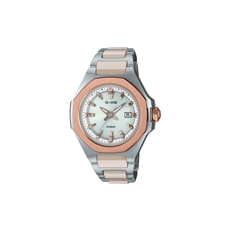 

Casio BABY-G Series Fashionable Waterproof Date Display Solar Quartz Movement Stainless Steel Strap Japanese and Korean Watch Women s MSG-W350CSG-7AJF белый