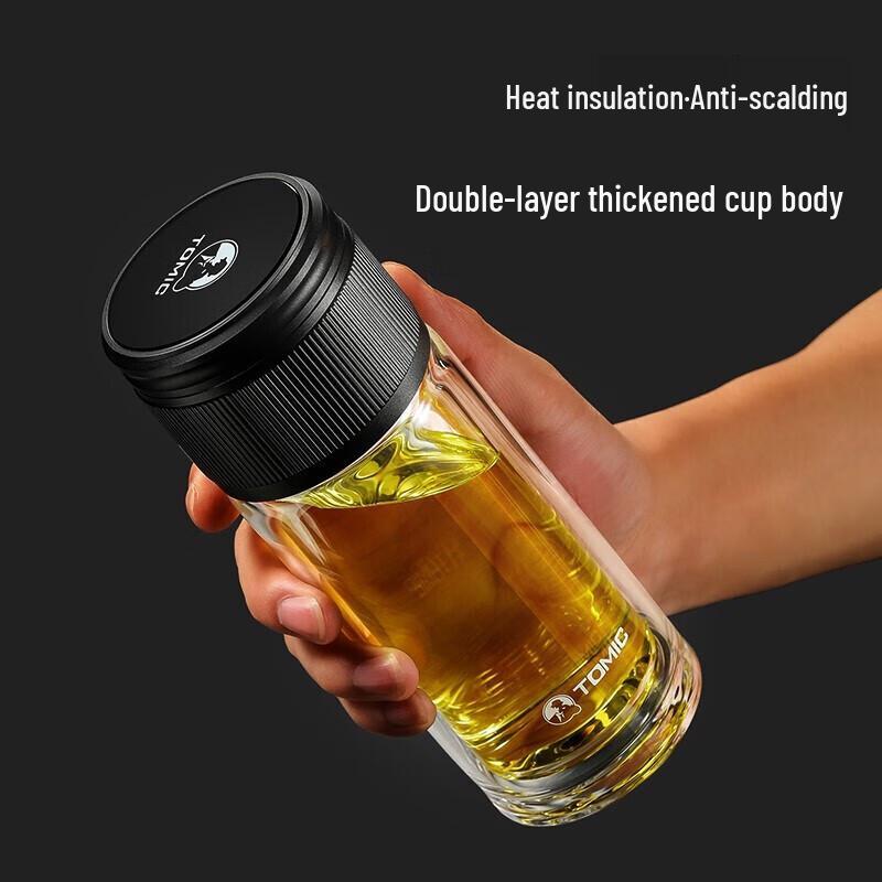 TOMIC Tea Infuser Glass Bottle