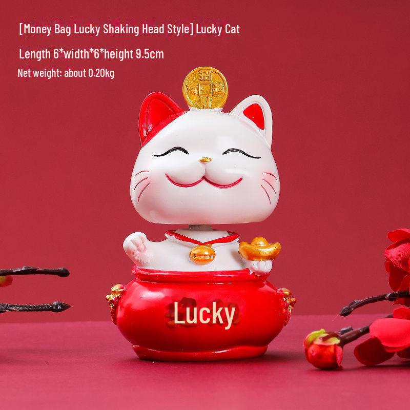 Creative Lucky Cat Car Console and Home Decoration