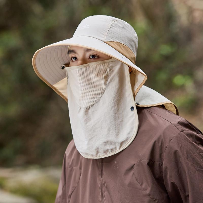 Summer Bucket Hat With Sunshade And Breathable Polyester Material For Men Outdoor Activities